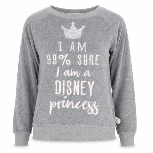 Disney Womens Grey Geometric  Top Pyjama Top Size S