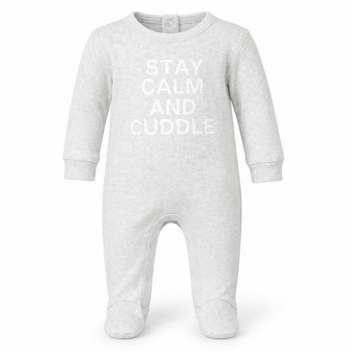 Matalan Baby Grey Polka Dot  Babygrow One-Piece Size 0-3 Months