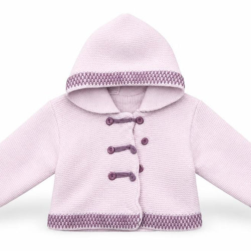 Nursery Time Girls Purple   Jacket Coatigan Size 3-6 Months