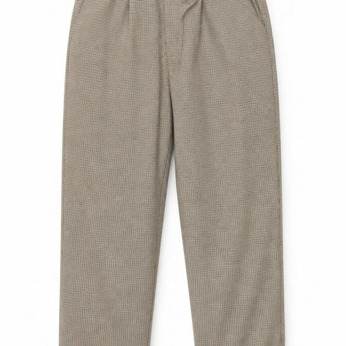 Loom Womens Brown Houndstooth  Trousers  Size 34 in L32 in