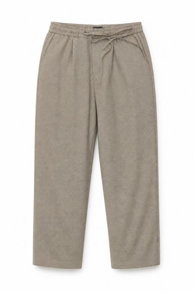 Loom Womens Brown Houndstooth  Trousers  Size 34 in L32 in