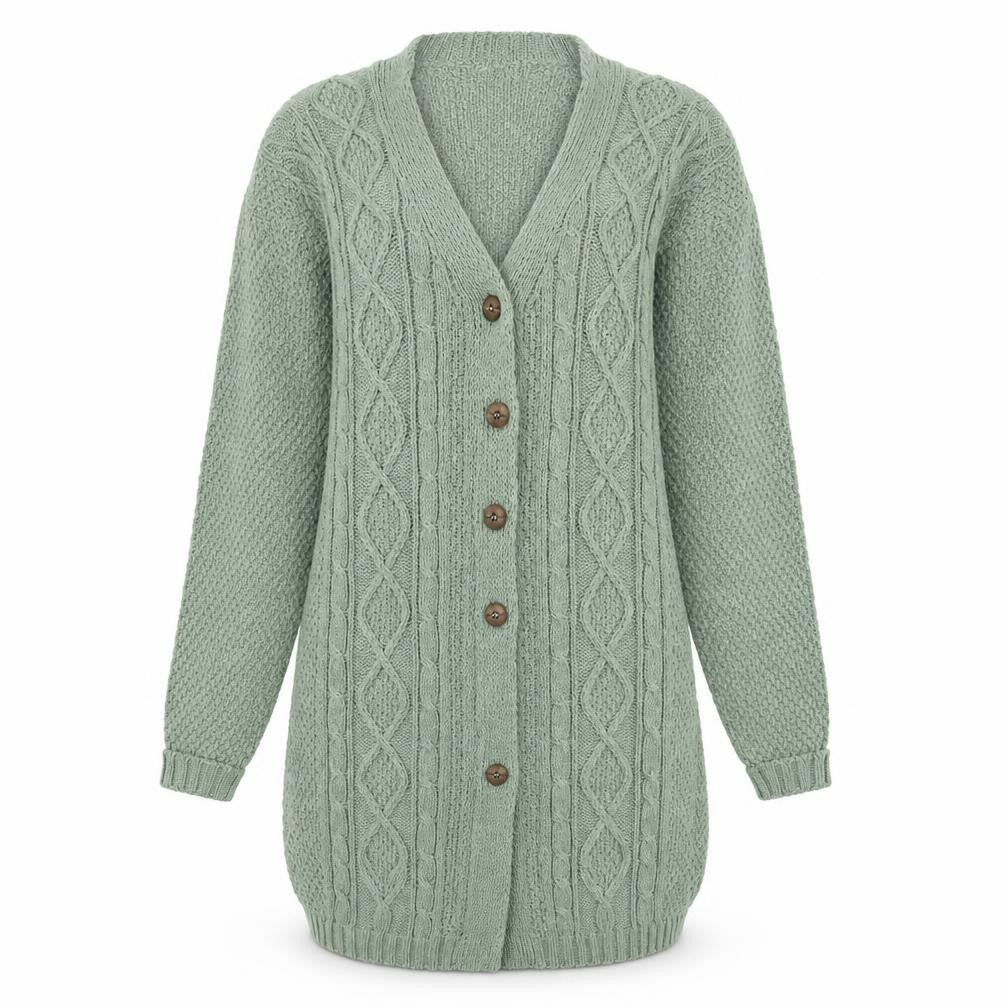 Preworn Womens Green   Cardigan Jumper Size S