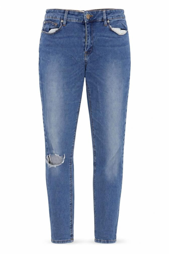 Mango Womens Blue  Denim Skinny Jeans Size 10 L26 in