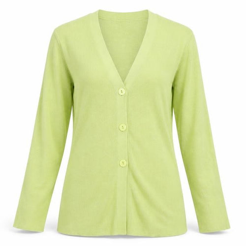 Marks and Spencer Womens Green  Knit Cardigan Jumper Size 8