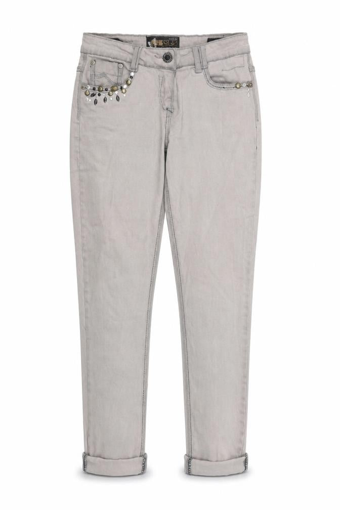 yesyes Womens Grey  Denim Straight Jeans Size 12 L24 in