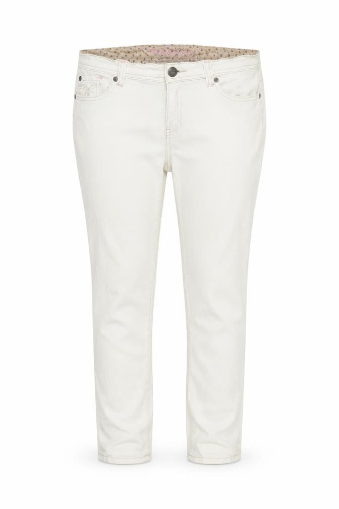 denimco Womens White  Denim Skinny Jeans Size 14 L24 in
