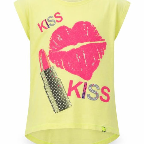 Miss Grant Girls Yellow   Pullover T-Shirt Size 6 Years