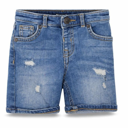 River Island Boys Blue  Denim Cropped Jeans Size 9 Months  - Shorts/Distressed