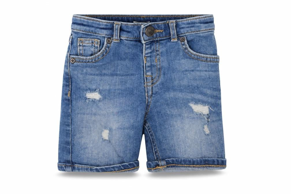 River Island Boys Blue  Denim Cropped Jeans Size 9 Months  - Shorts/Distressed