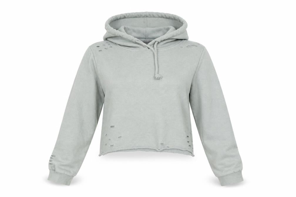 Atmosphere Womens Green   Pullover Hoodie Size 6  - distressed