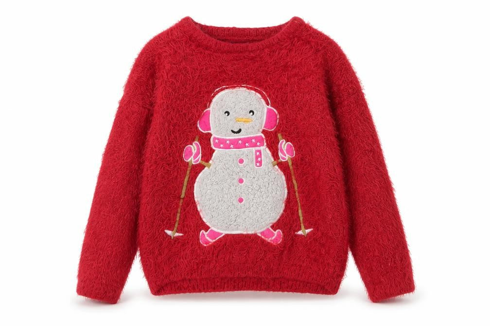 Front view of Preworn boys’ red jumper, size 2, years