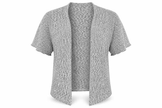 Front view of Divided women’s grey cardigan jumper, size S