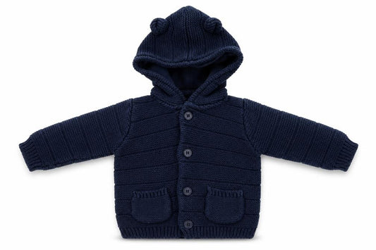 Front view of George Blue Basic Jacket Jacket, size 0-3, Months