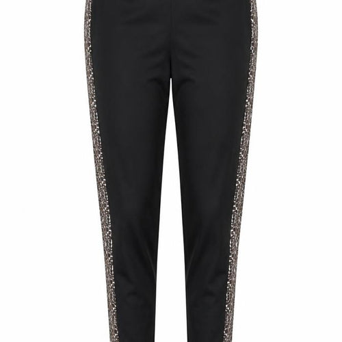 I SAW IT FIRST Womens Black   Carrot Trousers Size 10 L29 in
