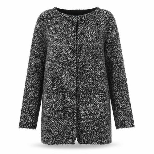 Isle Womens Grey   Cardigan Jumper Size S
