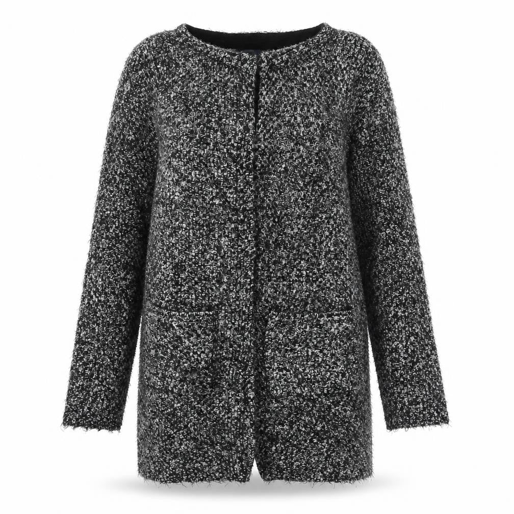 Isle Womens Grey   Cardigan Jumper Size S