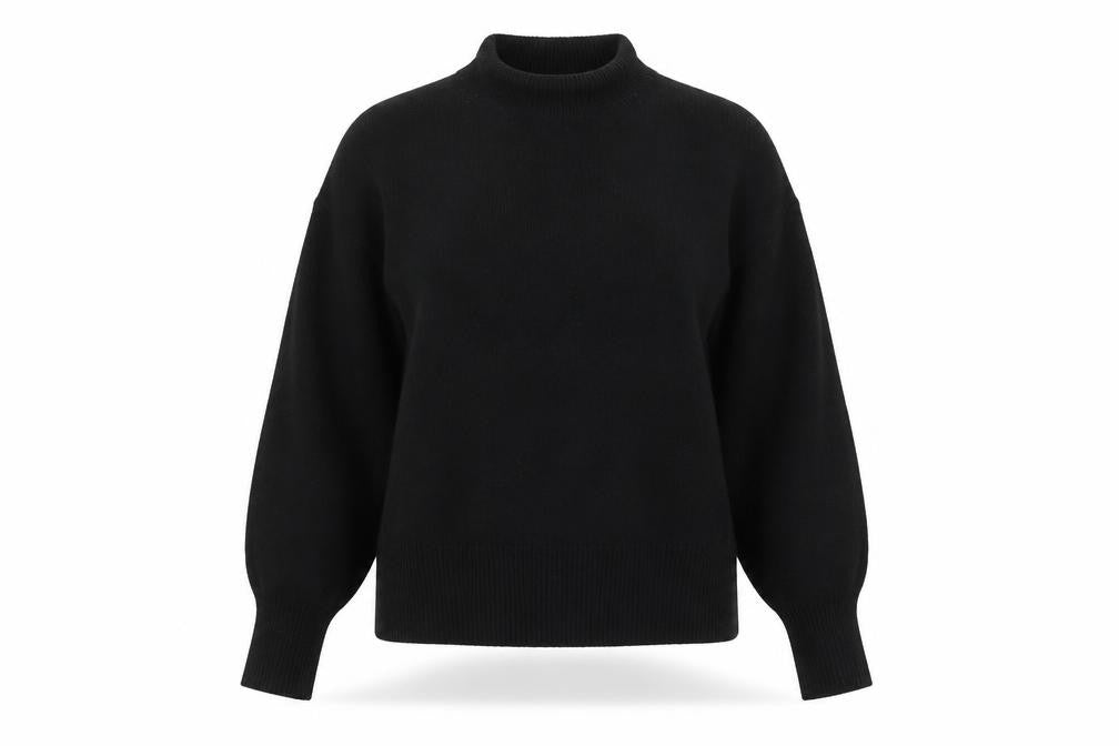 Front view of H&M women’s black jumper, size XS