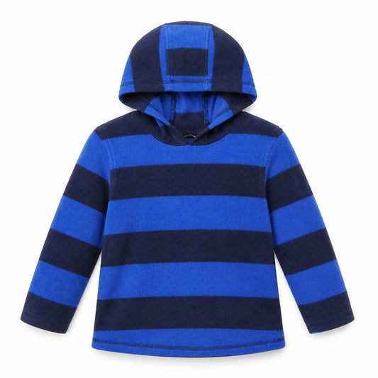 Front view of George Baby Blue Striped jumper, size 18-24, Months