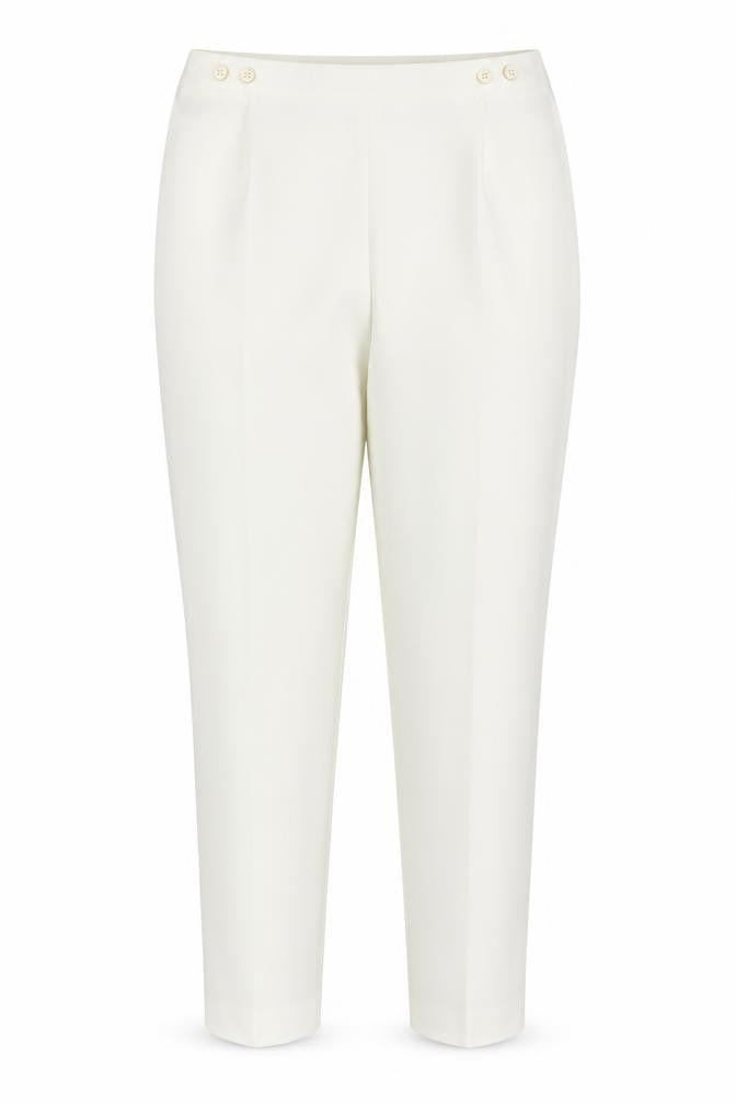 BM Womens White   Trousers  Size 16 L27 in