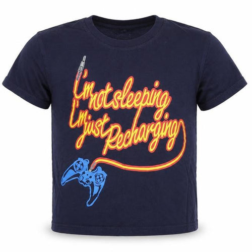 The Pjama Factory Boys Blue   Basic T-Shirt Size 11-12 Years