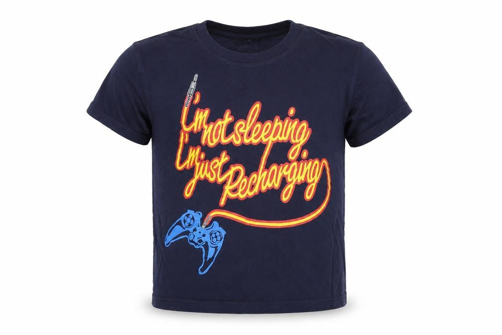 The Pjama Factory Boys Blue   Basic T-Shirt Size 11-12 Years