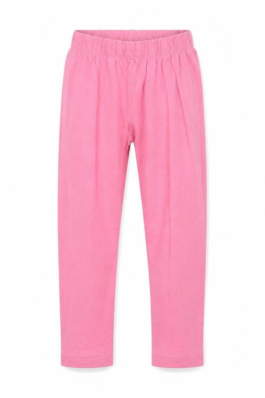 Front view of Paw patrol girls’ pink solid lounge pants, size 4, years