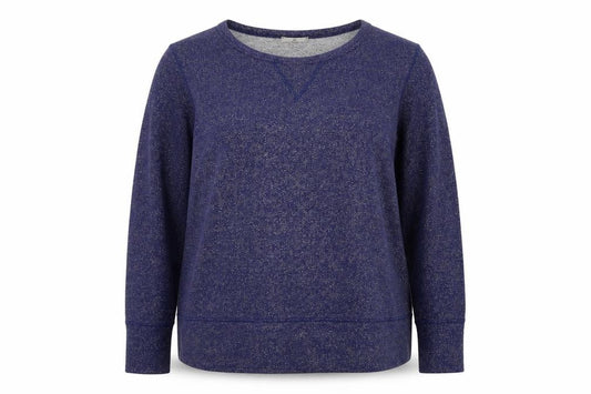 Front view of Tu women’s blue jumper, size UK 18