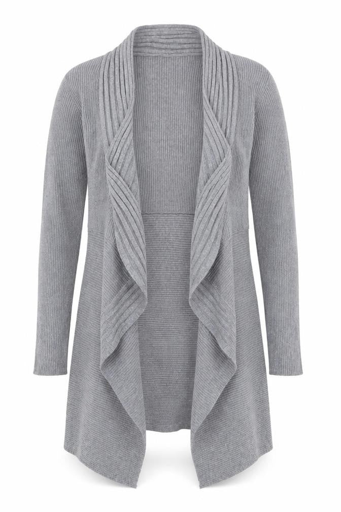 Savoir Womens Grey  Knit Cardigan Jumper Size 10