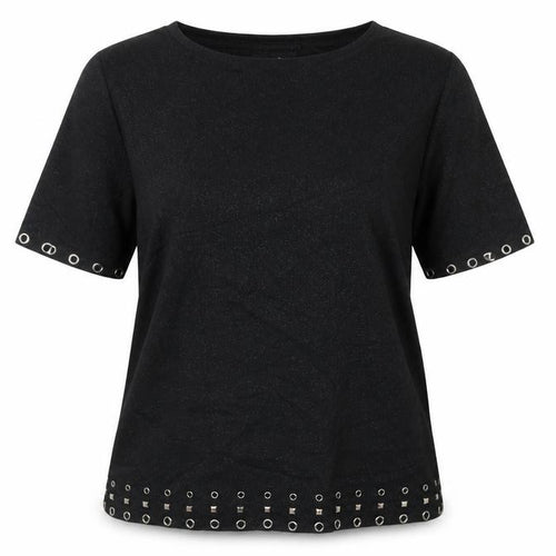 Wallis Womens Black   Basic T-Shirt Size S