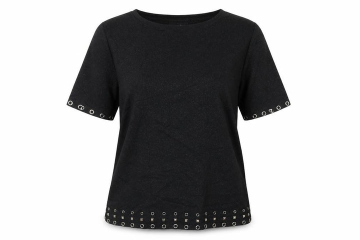 Wallis Womens Black Basic T-Shirt Size S