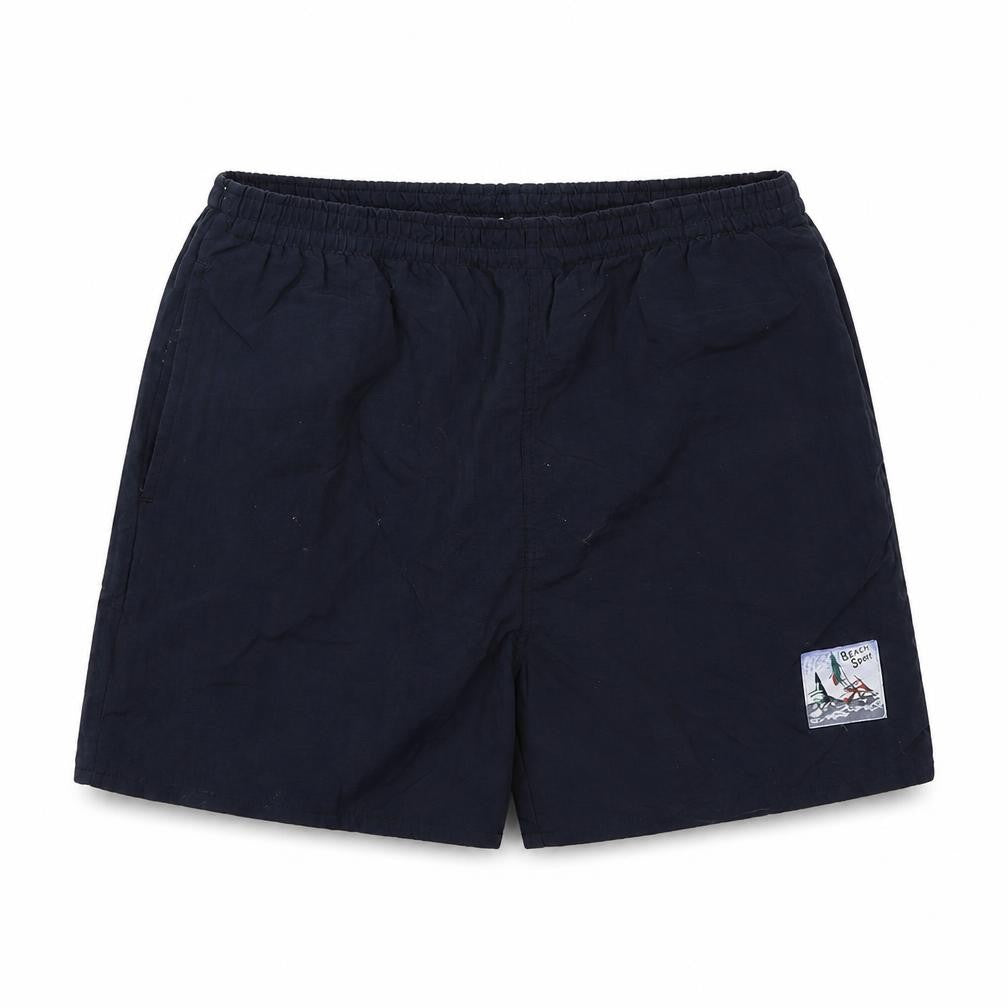 Front view of Rm women’s black bermuda shorts, size L