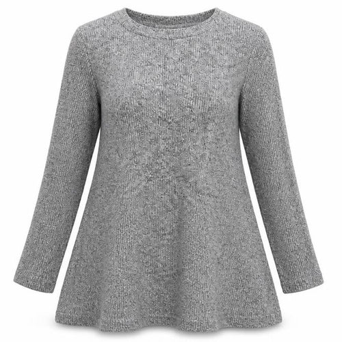 Pull&Bear Womens Grey  Knit Pullover Jumper Size S
