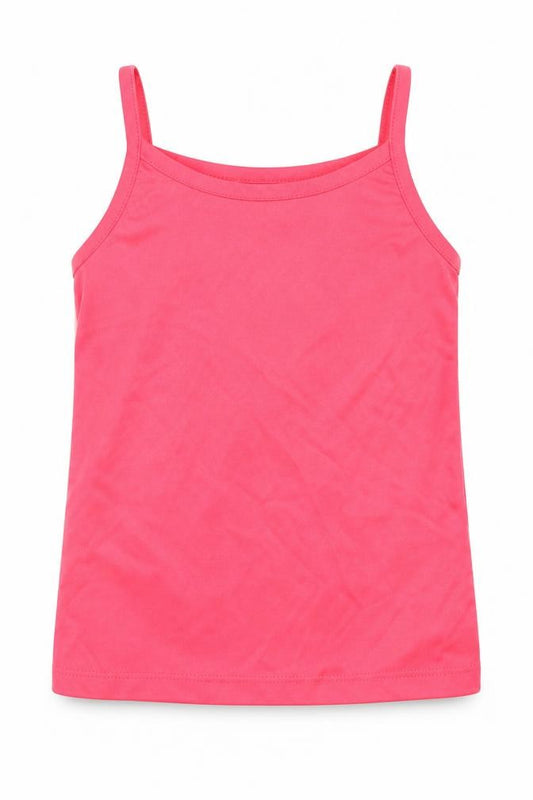 Front view of H&T girls’ pink camisole blouse, size 3, years