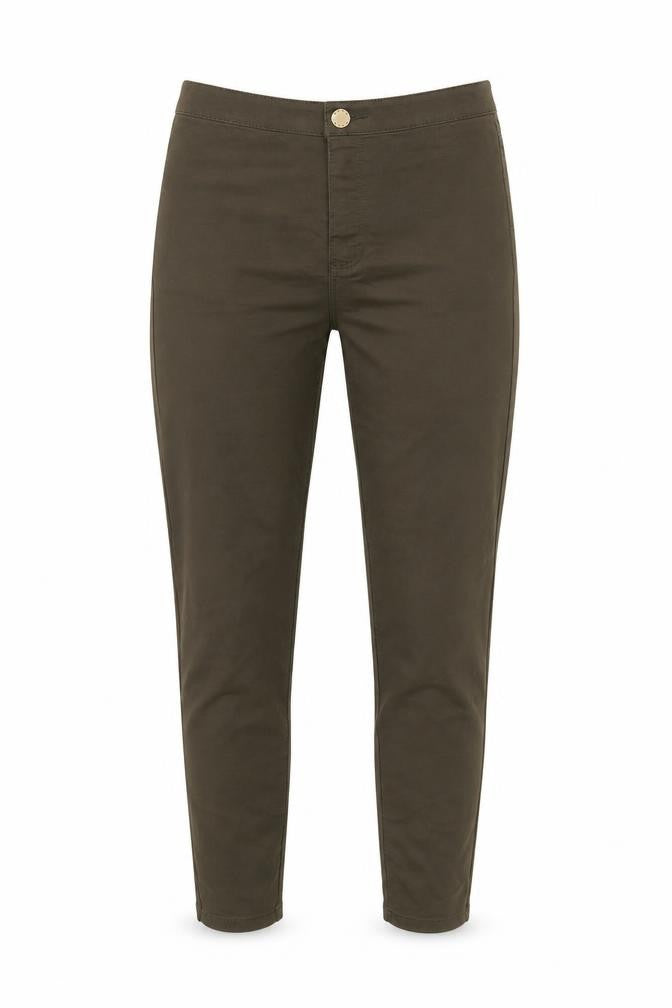 Denim Co Womens Green   Trousers  Size 8 L25 in