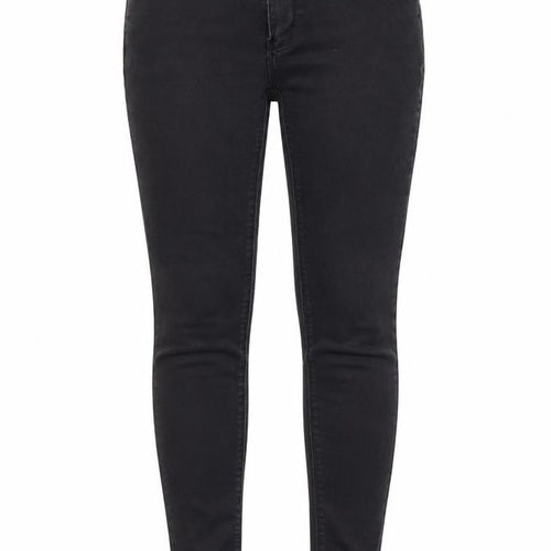 DENIMCO Womens Black  Denim Skinny Jeans Size 6 L29 in