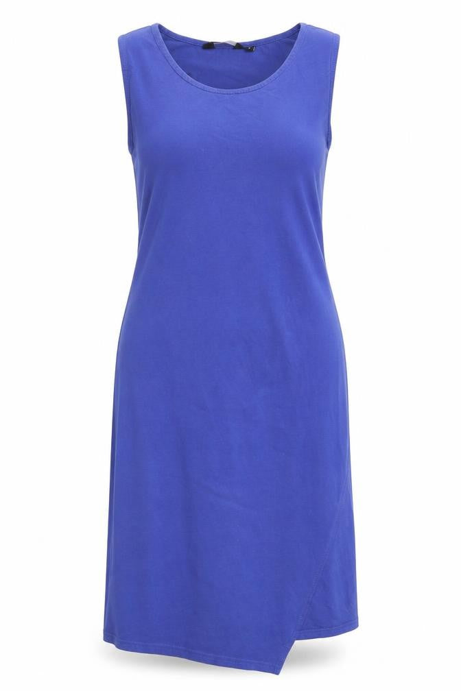 Front view of New Look women’s blue a-line, size UK 8