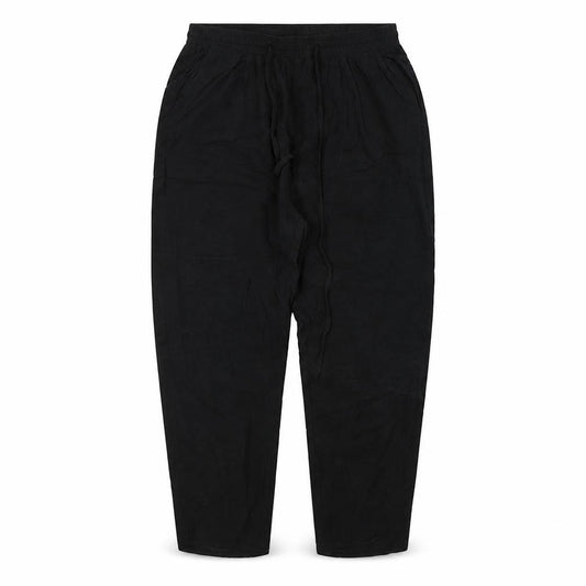 Front view of PRETTYLITTLETHING women’s black dress pants trousers, size UK 10, 26-inch leg