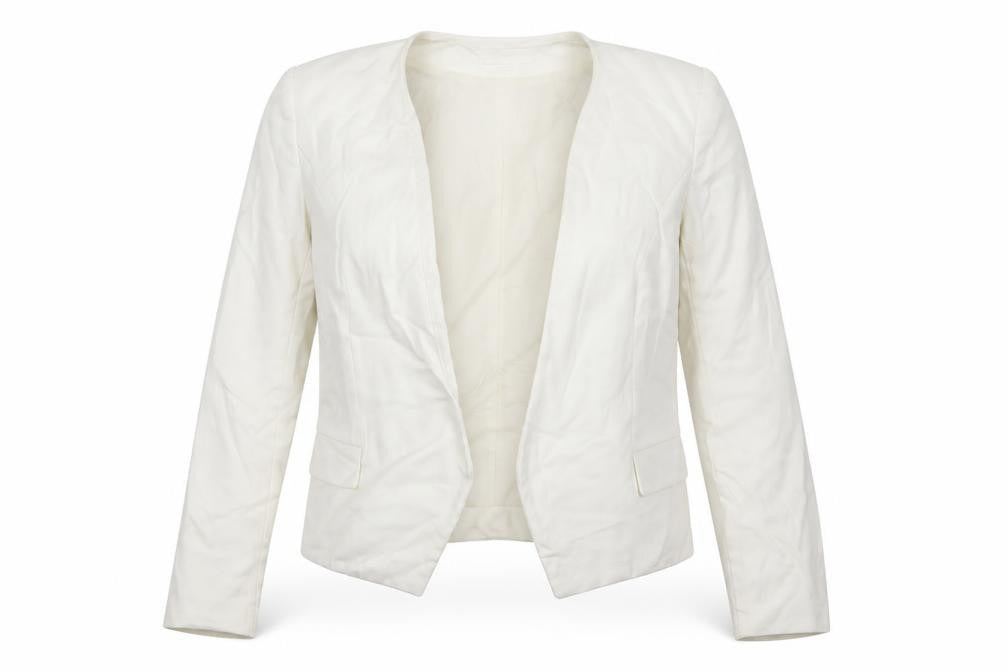 H&M Womens White   Jacket Blazer Size 12