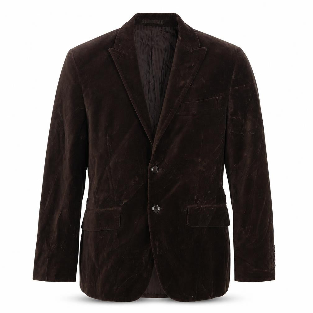 H&M Mens Brown   Jacket Suit Jacket Size 36