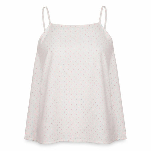 BHS Womens White Polka Dot  Top Pyjama Top Size XL