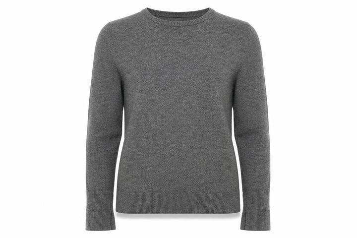 Mango Womens Grey  Knit Pullover Jumper Size S