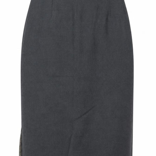 Preworn Womens Grey   Straight & Pencil Skirt Size 30 in