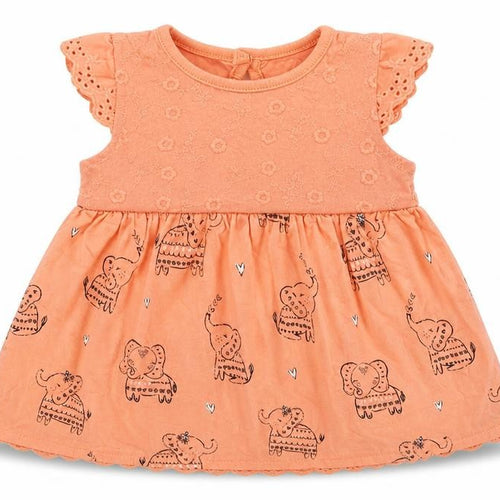 George Girls Orange   Fit & Flare  Size 3-6 Months
