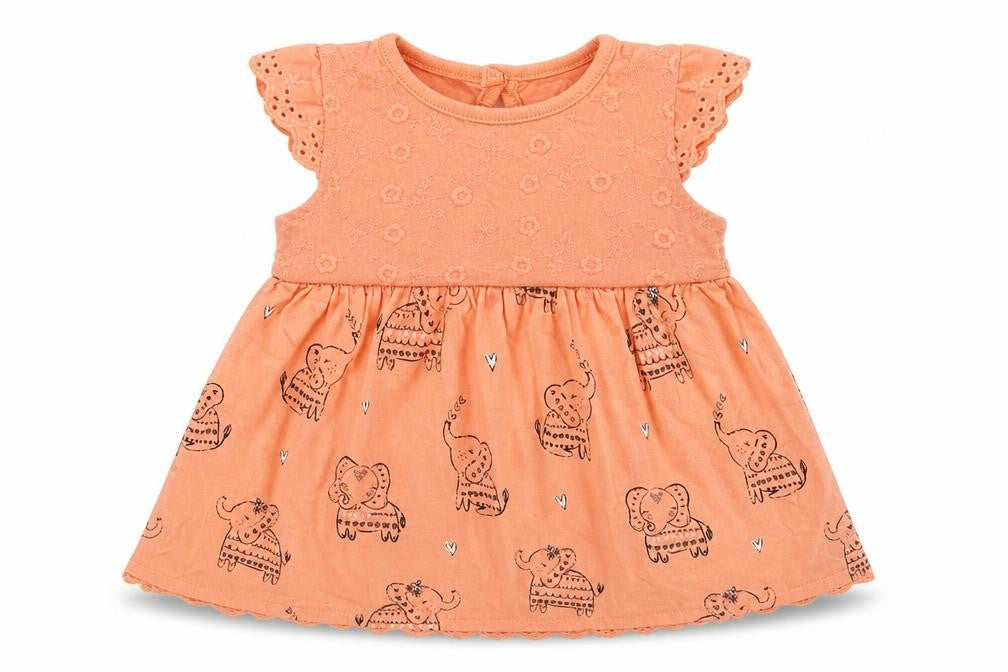 George Girls Orange   Fit & Flare  Size 3-6 Months