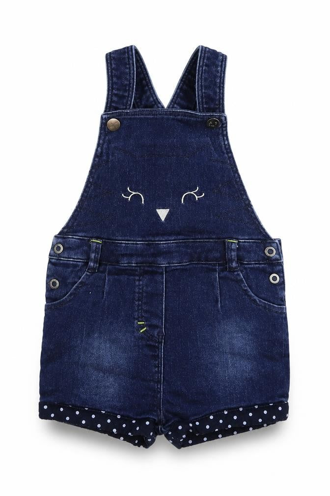 Orchestra Girls Blue  Denim Dungaree One-Piece Size 12 Months