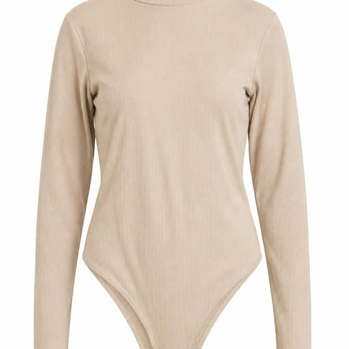 CAMEO ROSE Womens Beige   Bodysuit One-Piece Size 14