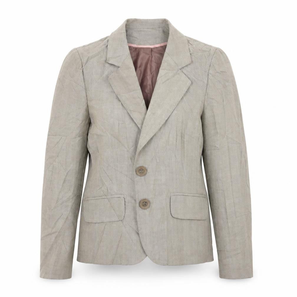 Front view of Evie Collection women’s green jacket suit jacket, size UK 10