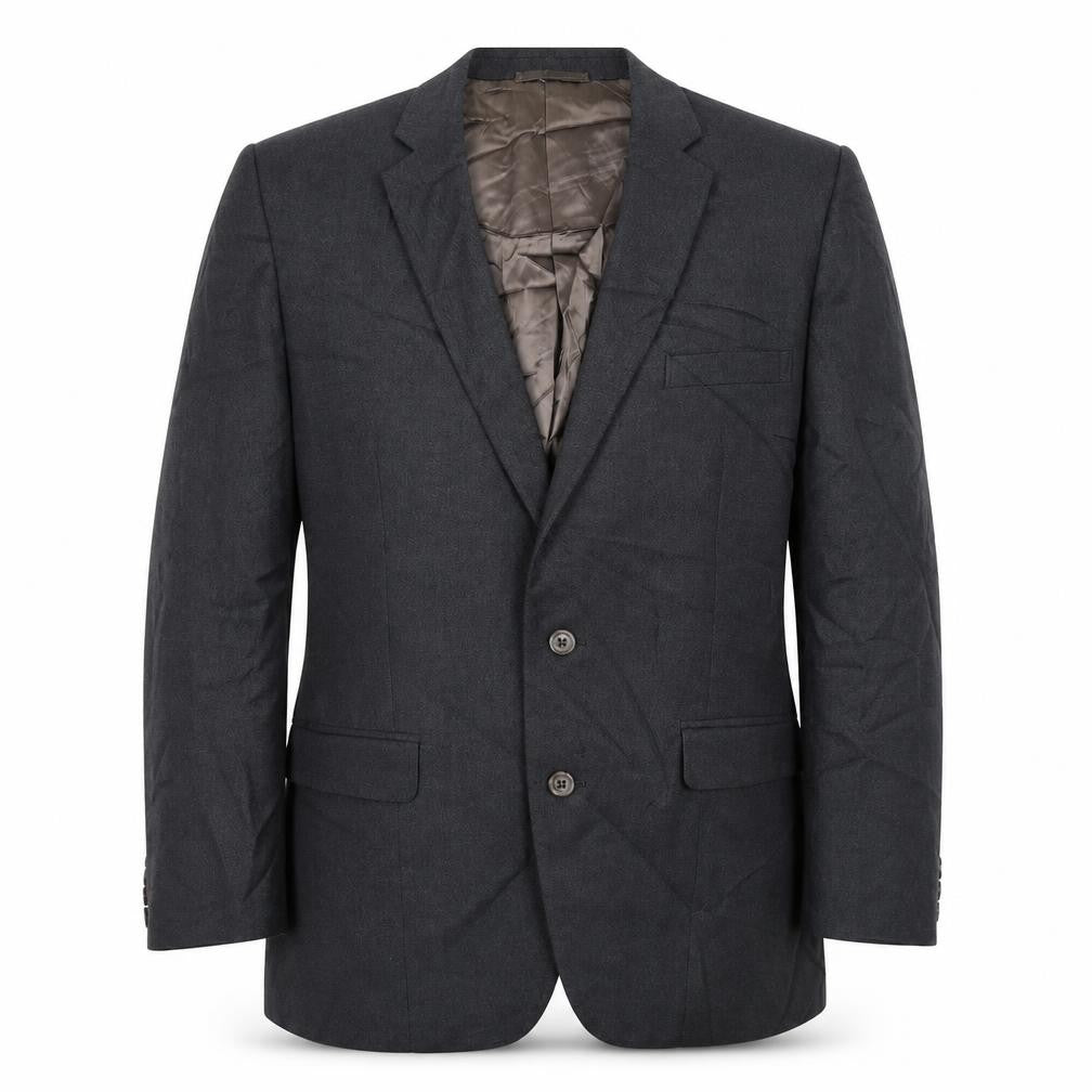 Front view of Preworn men’s grey jacket suit jacket, size 40