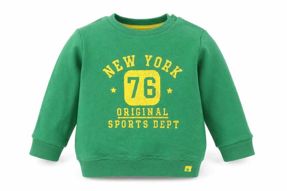 F&F Boys Green   Pullover Jumper Size 6-9 Months