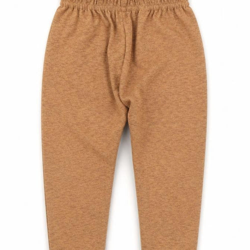 Preworn Girls Brown   Capri Leggings Size 6-9 Months